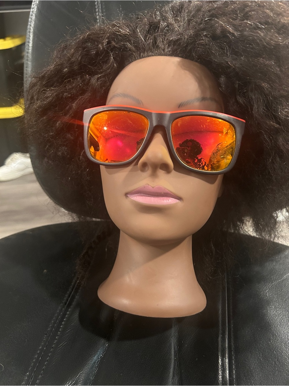 Panama Jack Women's Sunglasses with Orange-Red Mirrored Lenses